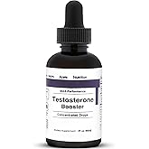 Arete Nutrition Testosterone Booster - Supplement Men and Women with Tribulus Terrestris and Tongkat Ali for Enhancing, Muscle Recovery & Energy - 2oz Liquid Bottle