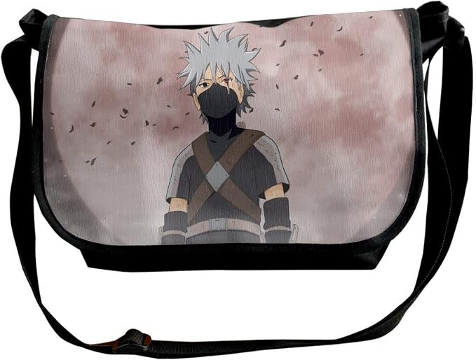 Hatake Kakashi Shoulder Bags Travel Hiking Chest Sling Bag Crossbody 