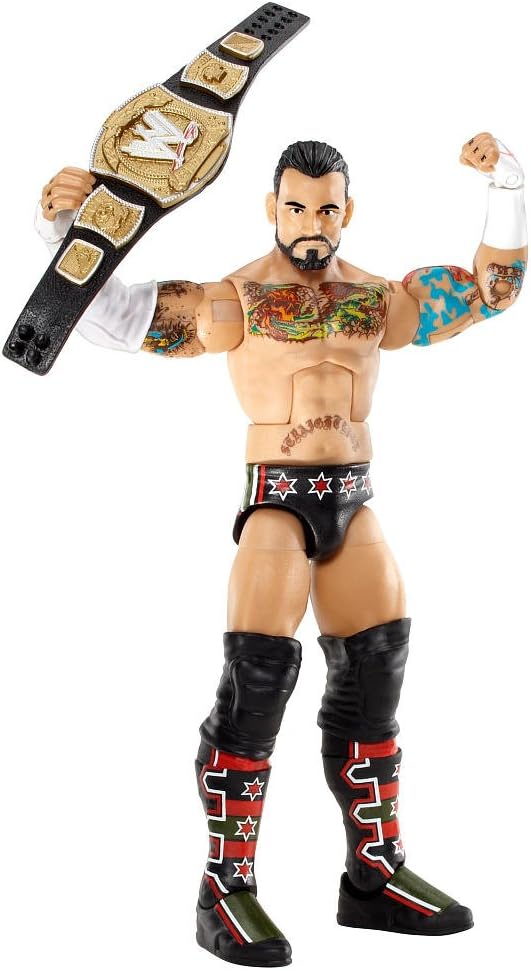 Mattel WWE Build A Wrestler Elite PPV Series 2 CM Punk Wrestling Figure