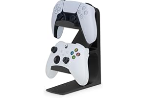 BRAINWAVZ The Wraith - Dual Game Controller Stand for Desk - Universal Design for All Gamepads - Black