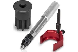 For Caterpillar J-42083 Automatic Timing Pin, 9U-7227 Injector Height Adjustment Gauge Tool & Engine Barring Socket Fits CAT 