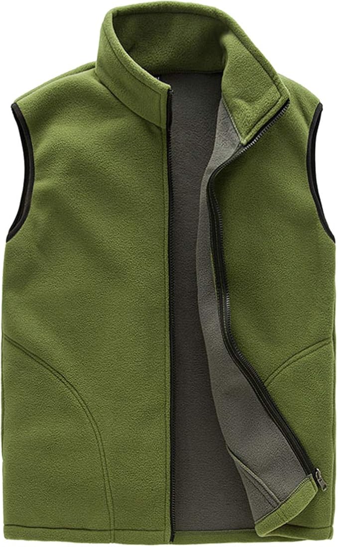 Duohropke Fleeceweste Herren - Gefüttert Mit Taschen, Atmungsaktiv & Schnell Trocknend