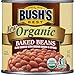 BUSH'S BEST Organic Baked Beans, 16 Ounce Can - Canned Beans, Baked Beans Canned, USDA Certified Organic, Source of Plant Based Protein and Fiber, Low Fat, Gluten Free (Pack of 12)