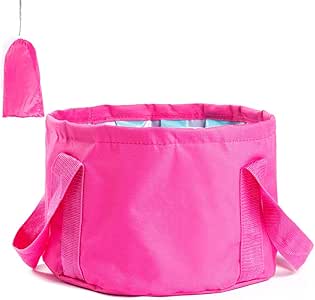 Lavabo plegable portátil, baño de pies para viajes al aire libre, tina