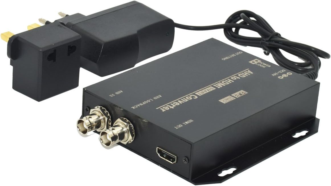 Just Buy it AHD 2.0 to HDMI Converter 1080P With AHD Loopout 1000M Repeater ESD Protect and OSD menu For HD CCTV Outdoor Home Security Surveillance Camera System DVR Video Recorder