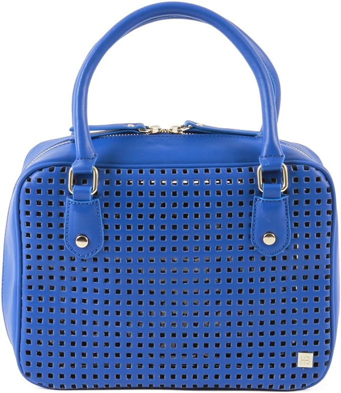 Hudson + Bleecker Luxury Atlas Blue Toiletry and Cosmetic Bag
