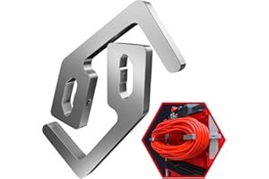 CURVANAMIC Packout Extension Cord Holder for Alpha Rail System Compatible with Milwaukee Packout Tool Box - Fits Packout Organizers - Perfect Packout Accessories Upgrade & Packout Mods Solution - Silver