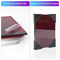 5 Pack Acrylic Sheet Red Transparent Colored
