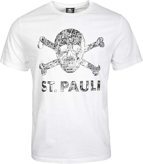 st pauli skull and crossbones t shirt