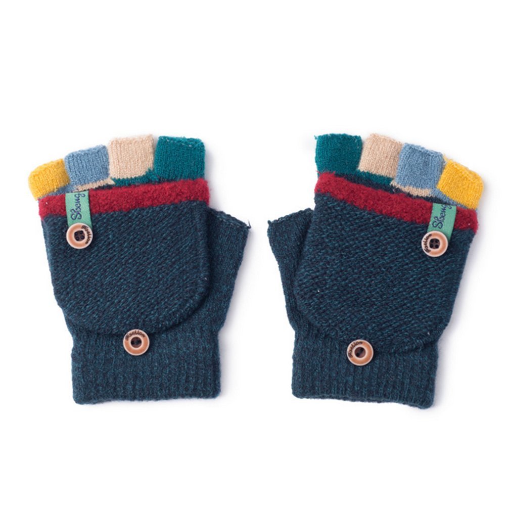 Autumn and Winter Baby Warm Gloves Child Knitted Mittens, 3-6 years old