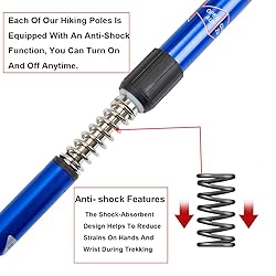 Aihoye Trekking Poles, Collapsible Lightweight