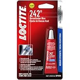 LOCTITE 242 Threadlocker for Automotive: High-Temp, Medium-Strength, Anaerobic | Blue, 6mL Tube (PN: 37418 - 487229)
