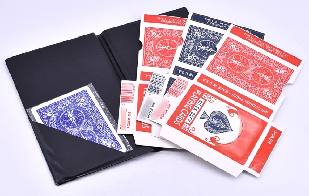 SUMAG Magic Tricks Appearing Decks Magician Card Magie Deck Appearing From Wallet Close Up Illusions Gimmick Props Stage Comedy