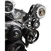 Bevinsee LS Engine Serpentine Bracket Alternator Power Steering Pump | Swap Conversion Compatible With Chevrolet LS1 LS2 LS3 LS6 LS7 4.8 5.3 6.0 6.2L Truck &amp; SUV Engines Compatible With GM