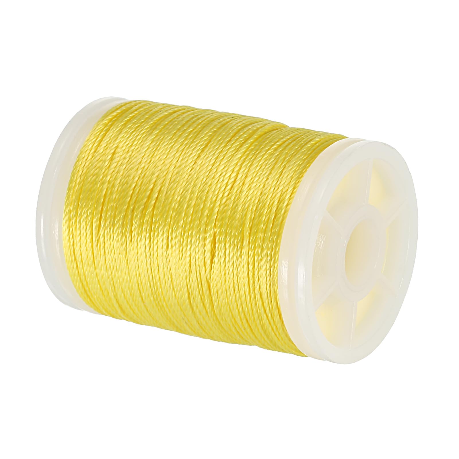 PATIKIL Archery Bow String Serving Thread 120 Yard/110M, 0.03" / 0.8mm Dia Bowstring Thread for Tying Peep Sight Nock Compound Recurve Bow, Yellow