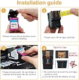 LeciRoba 302XL Ink Cartridges Black & Colour for HP DeskJet OfficeJet Envy view 5