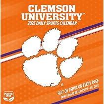 Amazon.com: Clemson Tigers 2023 12x12 Team Wall Calendar : Sports & Outdoors Amazon.com: Clemson Tigers 2023 12x12 Team Wall Calendar : Sports & Outdoors