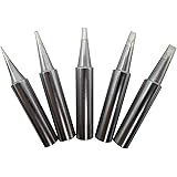 5 PCS Soldering Tips T18 Series Fit FX-888 FX-888 FX-8801 FX-600 (FX888/FX888D FX8801 FX600) Lead Free Solder Iron Tip Bit