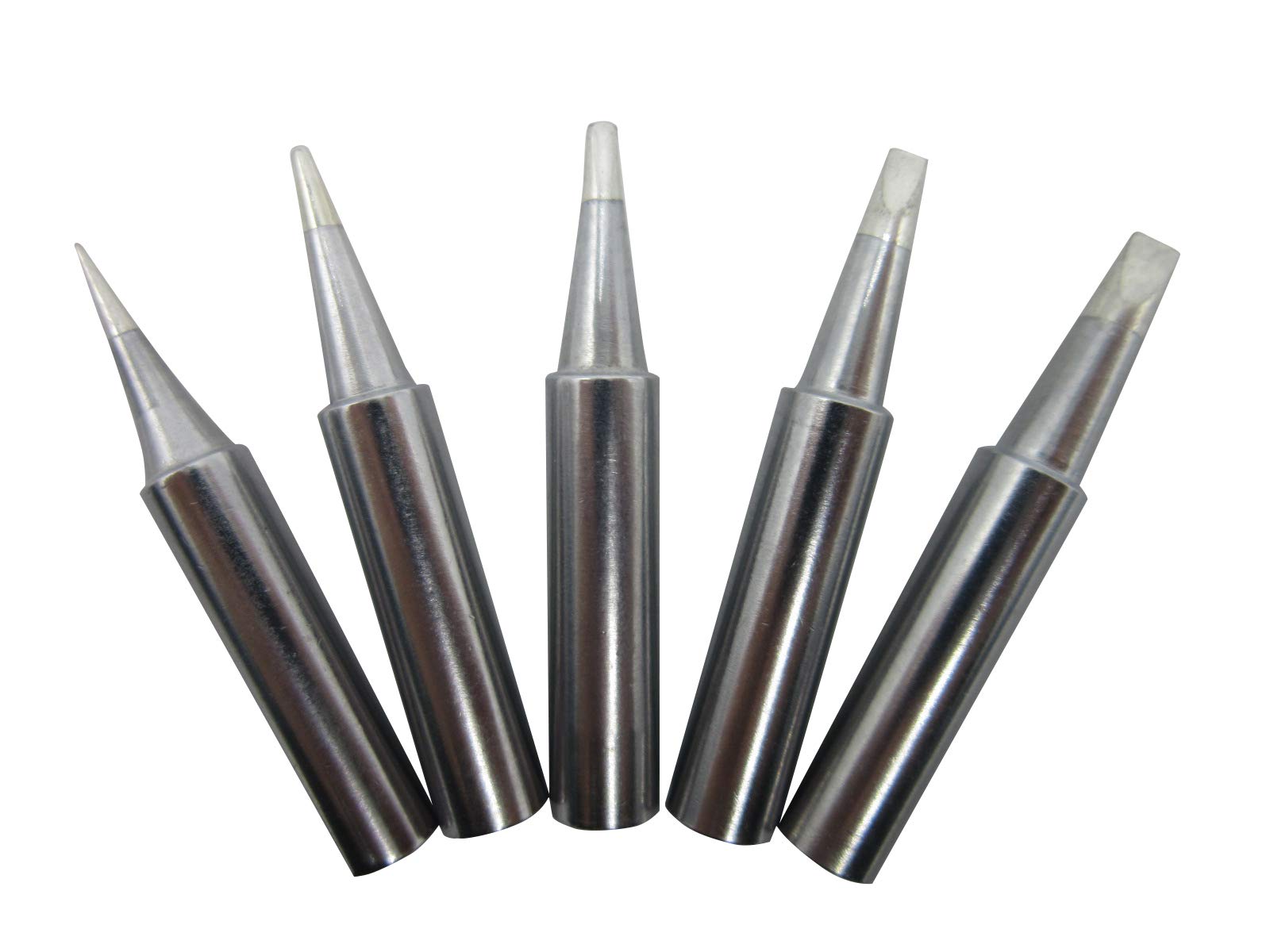 5 PCS Soldering Tips T18 Series Fit FX-888 FX-888 FX-8801 FX-600 (FX888/FX888D FX8801 FX600) Lead Free Solder Iron Tip Bit