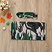 2Pcs Newborn Infant Baby Swaddle Blanket Sleeping Swaddle Muslin Wrap+ Headbands (Camouflage)