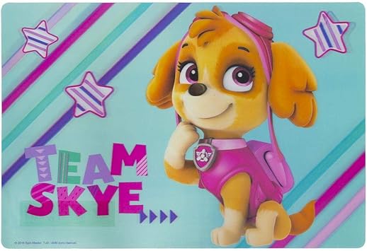 paw patrol placemat