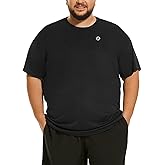 HOdo Big and Tall Mens T-Shirt Crewneck Tees Moisture Wicking 2XL-6XL