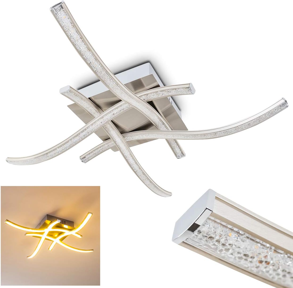 Plafoniera LED Kelowna Lampada da Soffitto Design ed Efficienza