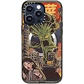 CASETiFY Impact Case for iPhone 15 Pro Max [4X Military Grade Drop Tested / 8.2ft Drop Protection/Compatible with Magsafe] - Art Prints - Broccozilla - Clear Black