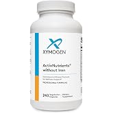 XYMOGEN ActivNutrients Without Iron, 240 Count | No Iron Multivitamin for Wellness Support, Energy Production, and Immune Support, Antioxidant Activity