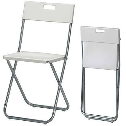 IKEA GUNDE - Folding Chair, White