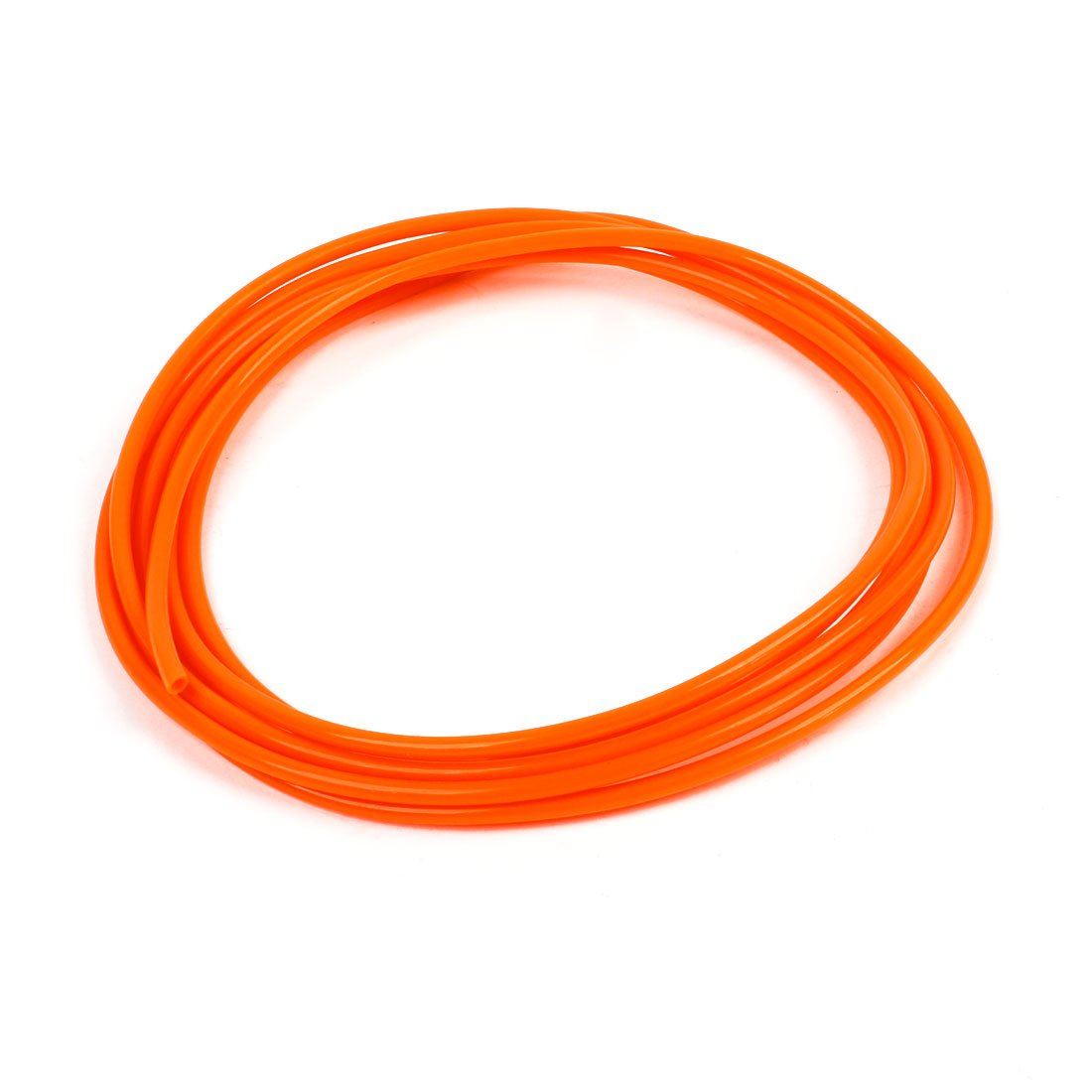 Sourcingmap Orange 4mm OD 2.5mm ID 3 Meter Pneumatic PU Air Tube Hose