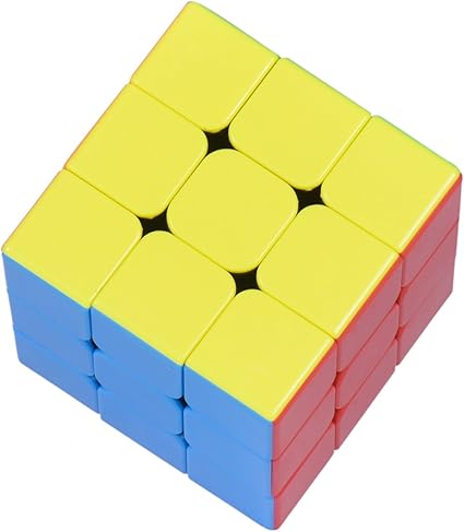Smartcraft Premium Sticker Less Speed Cube 3X3X3 Rubiks Cube Puzzle (Train Your Brain)