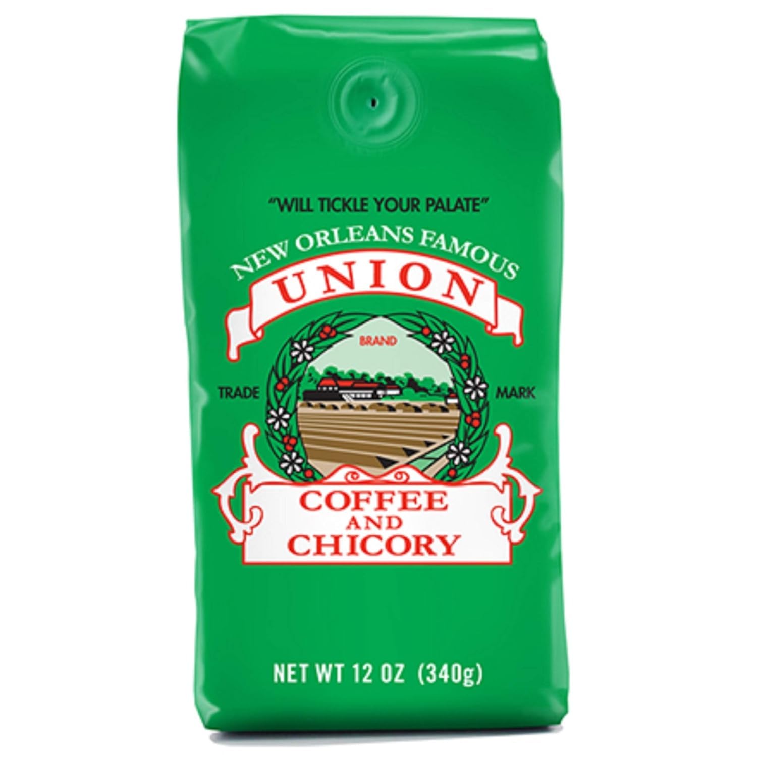 French Market Union Coffee & Chicory Ground Coffee, 12oz Bag (Pack of 6)