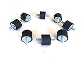 8 Rubber Vibration Isolator Mounts