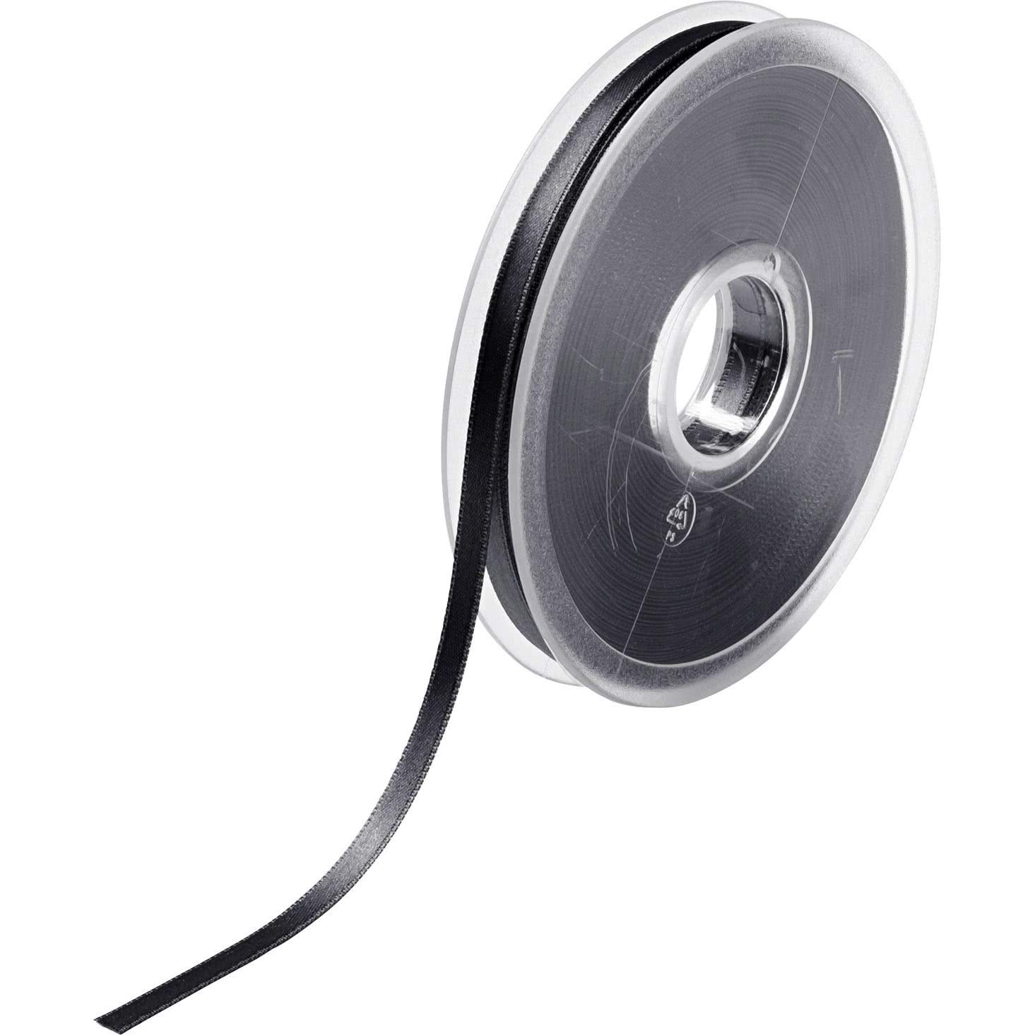 Prym Satin Ribbon 6 mm Red, 100% Polyester