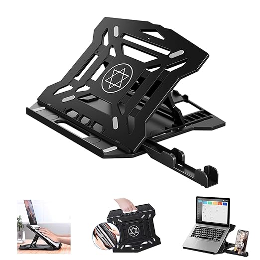 Proffisy Laptop Stand Adjustable Ventilated Ergonomic Portable Tablet