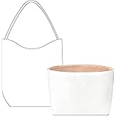 FANJI Project Tote Bag Organizer Insert for The Row N/S Parker Tote M Handbag,Custom Fit Inside Premium Vanile Lightweight WaterResistant Purse Insert with Cup Holder Accessories