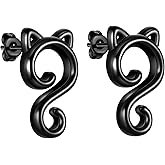 beautlace Cute Cat Adjustable Rings 18K Gold/Silver/Black Gun Plated Lovely Cats Animals Open Ring Jewelry for Women KR0029