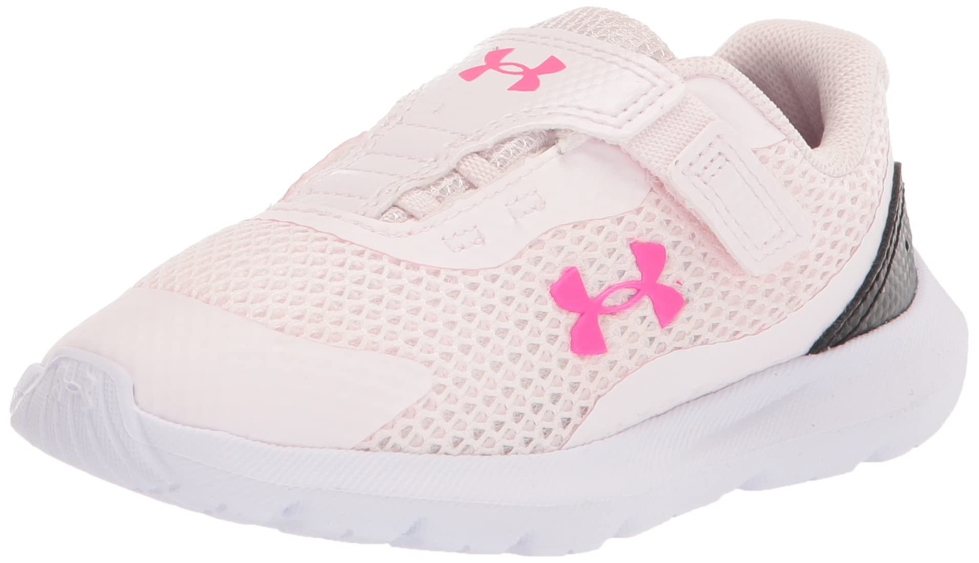 Under Armour Girls' Surge 3, Pink Note (601)/Electro Pink, 6 0 US Image