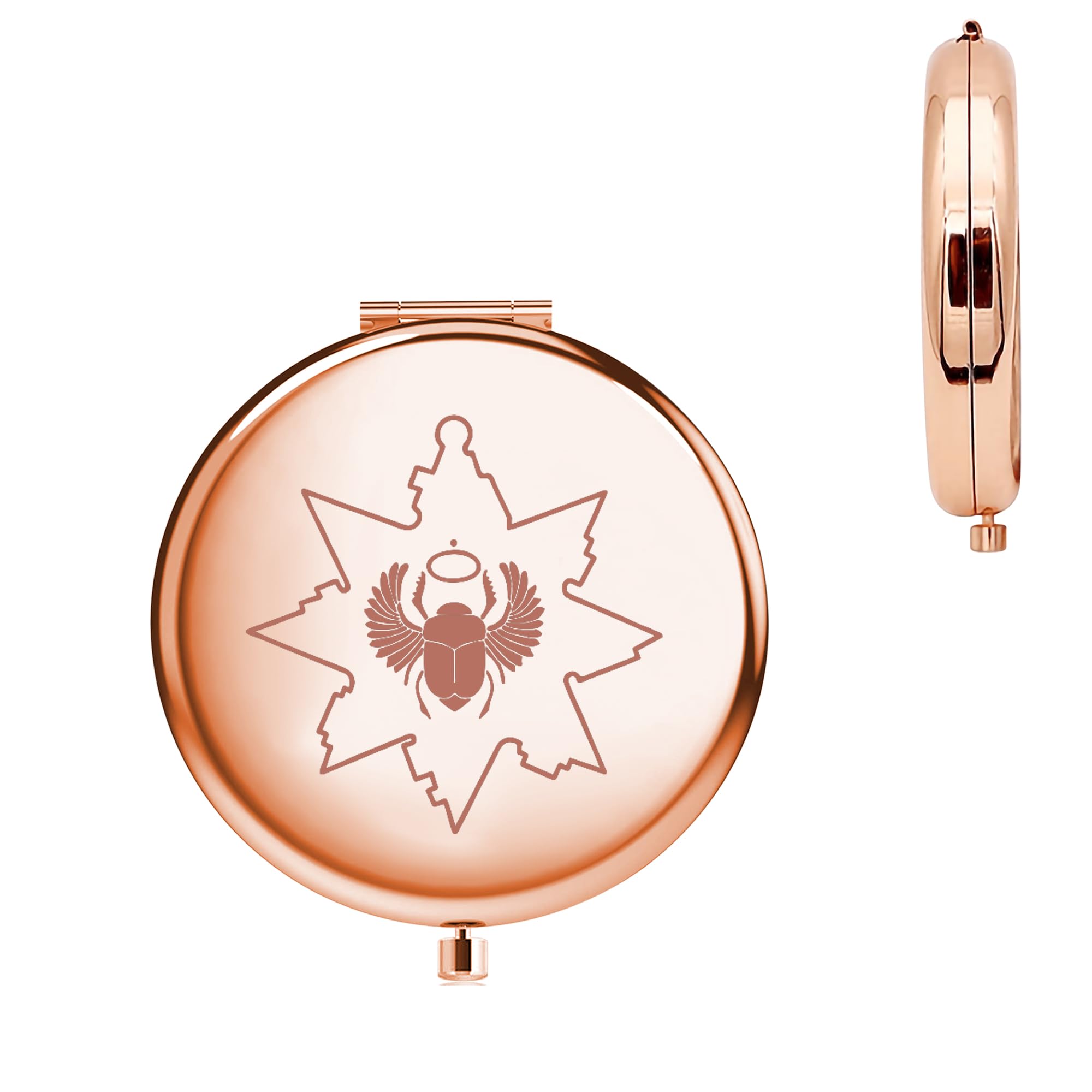 Photo 1 of CMNIM Mummy Movie Inspired Gift Book of Dead Mirror 90s Horror Movie Gift Magic Book Souvenirs for Mummy Fans Travel Mirrors (Mu-My Mirror)