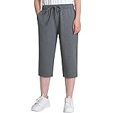 Weintee Women's Petite Cotton Capris Petite Length