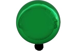 Gardener Select Glass Gazing Globe, 10-Inch, Metallic Green