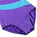 Gymnastics Leotard for Toddler Girls Sparkle Metallic Black Purple Athletic Dance Clothes Purple,3-4Y