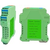 Signal Isolator DC 24V,PLC Detect Signal Conditioner,Module Analog Output(1 in 2 Out 4-20mA Turn 4-20mA)