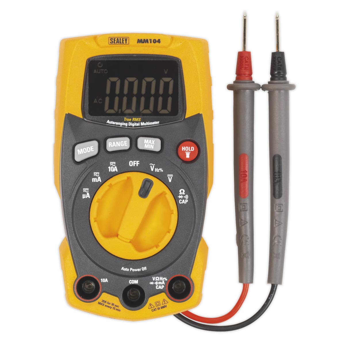 Sealey Mm104 Professional Auto-Ranging Digital Multimeter