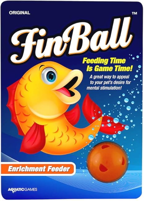 Amazon Com Aquatic Games Finball Original Enrichment Fish Feeder