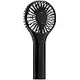 Edvision Handheld Fan, Portable Fan Mini Fan Powerful Hand Fan with 3 Speeds, USB Rechargeable Personal Fan, Makeup Lash Fan for Stylish Girls, Cute Small Pocket Fan for Travel/Outdoor/Home, Black