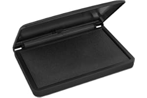 Mark 2000 Premium Black Ink Stamp Pad - 2" by 4" - Quality Felt Pad
