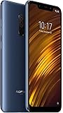 Xiaomi Pocophone F1 128GB + 6GB RAM, Dual Camera, 6.18" LTE Factory Unlocked Smartphone - Global Version (Steel Blue)