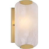 Minka Lavery 2601-732 Glowstone 10" Tall Wall Sconce - Legacy Brass with Alabaster